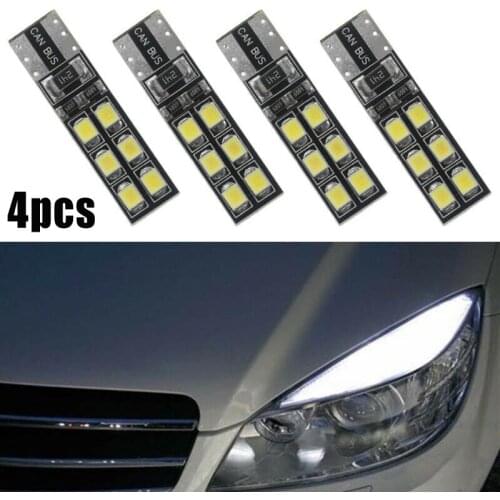 White LED Lights 4Pcs 6000K Auto DC12V For Mercedes-Benz W204 C300 C350 Parts