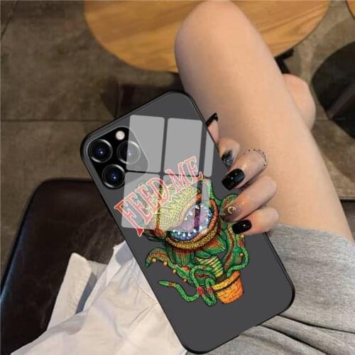 Audrey II Phone Case Glass Phone Case For iphone 12 11 Pro Max XS XR X 8 7 Plus SE2 Case