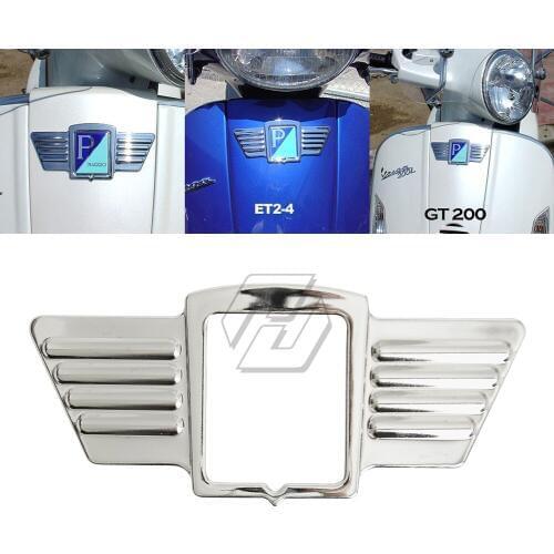 Motorcycle Chrome Wings Trim Case for Piaggio Vespa ET2 ET4 GT200 GTS250ie