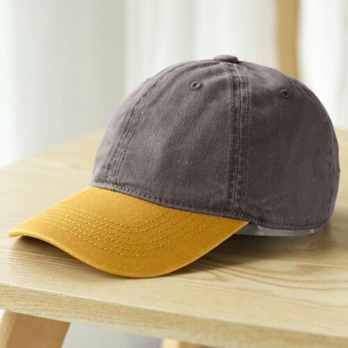 Color Block Baseball Cap Adjustable Ponytail Cap Hats for Women Men Sunscreen Peaked Cap Baseball Caps Peaked Hat Sun Hats