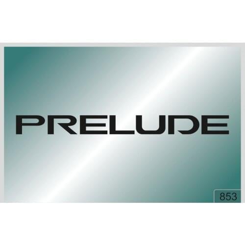 For Prelude -2 pcs. stickers HIGH QUALITY DECALS different colors 853