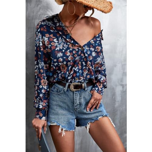 FengQiYunHai Printed Blouses