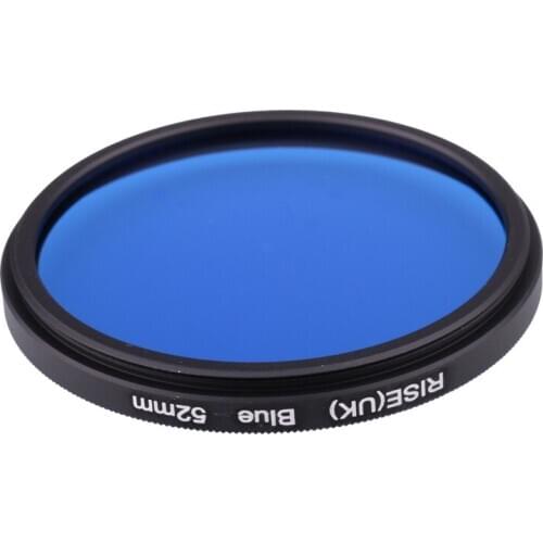 Camera Filter 52mm Full Blue Color Lens Filter for Nikon D3100 D3200 D5100 SLR Camera lens
