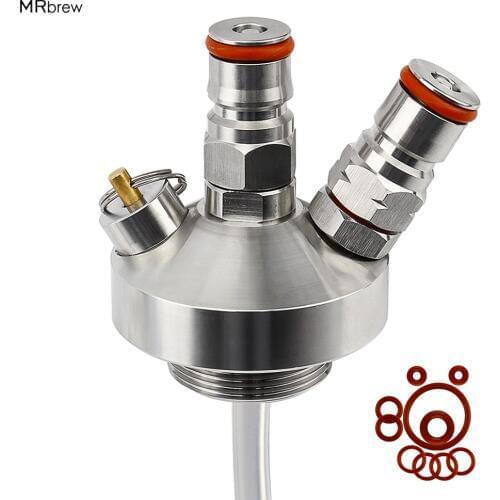 Mini Keg Beer Dispenser Stainless Steel 304 Mini Keg Beer Growler Spear Tap Dispenser Craft Beer Growler 2L/3.6L/5L/10L