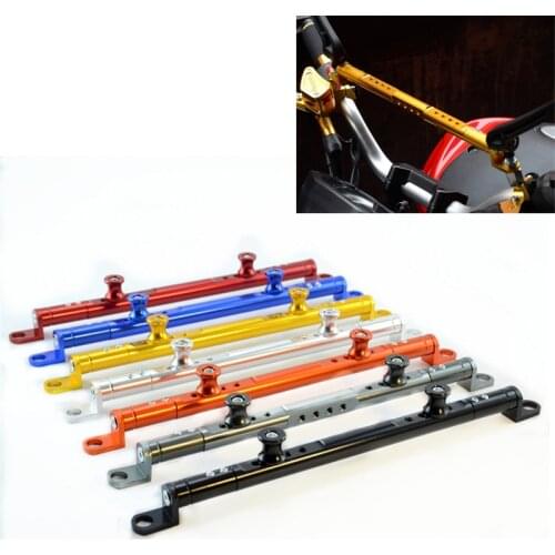 CNC Metal Aluminum Alloy Moto Handlebar Assist motorbike Handle Bar Extra Phont Support Universal Adjustable Motorcycle Crossbar