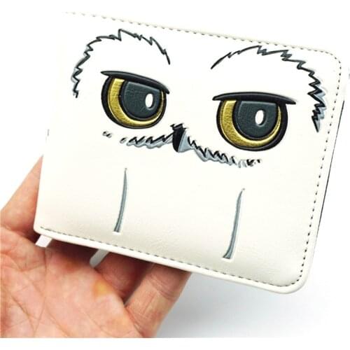 Cute Cartoon OWL Wallet Fashion Student PU Leather Purse Cosplay Short Wallets Gift MQy01