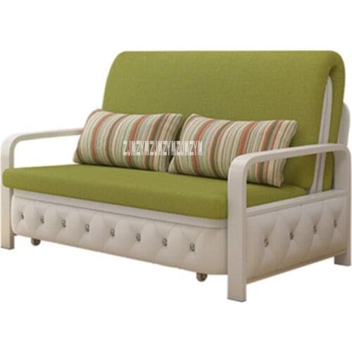 RR-996 # Drawing Drill Multifunctional Sofa Foldable Removable Double Bed Home Office Hotel Solid Wood Bed Board Simple Modern