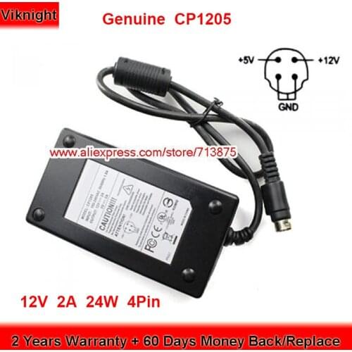 Genuine CP1205 24W Charger 12V 2A AC Adapter for COMING DATA 4 PIN Power Supply
