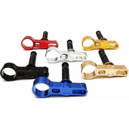 A pair of Bicycle Hinge Clamp Lever fit For Brompton Bike Bicycle Clamp Plate Lightweight CNC AL7075 Aluminum
