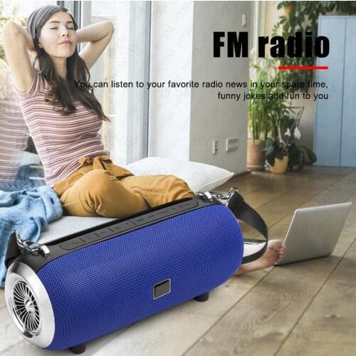 High power wireless bluetooth Portable Outdoor Column bass Powerful BT speaker caixa de som radio altavoces for pc speakers