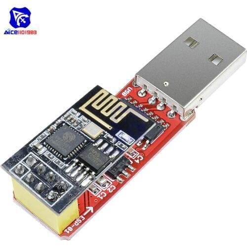 CH340 CH340G USB to ESP8266 ESP01 ESP01S Serial Adapter WIFI Bluetooth Module ESP01 ESP01S Wireless Development Board Programmer