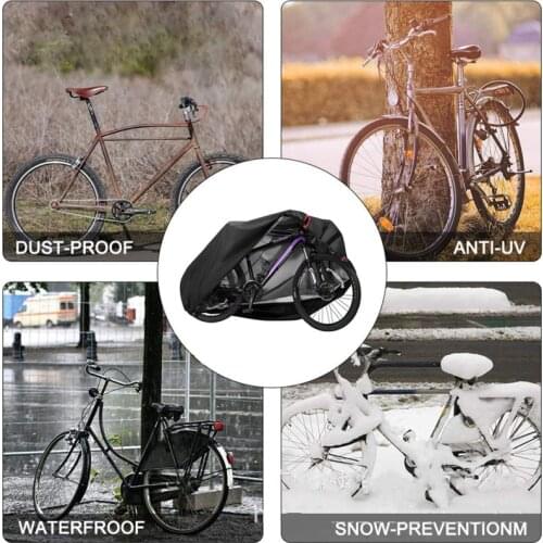 Durable Bike Cover for 2 Bikes 210D Oxford Waterproof Anti Dust UV Protection 24BD