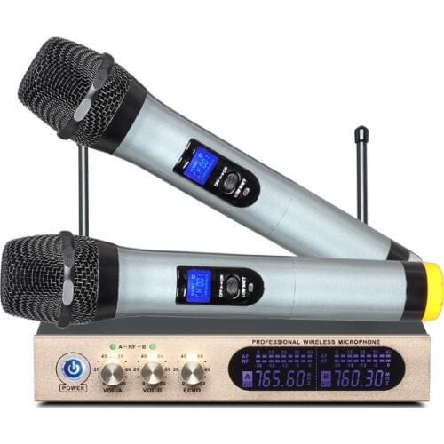 Professional VHF Adjustable Bass Echo Wireless microphone S-15 for Multimedia home Theater system computer speaker audio mixer