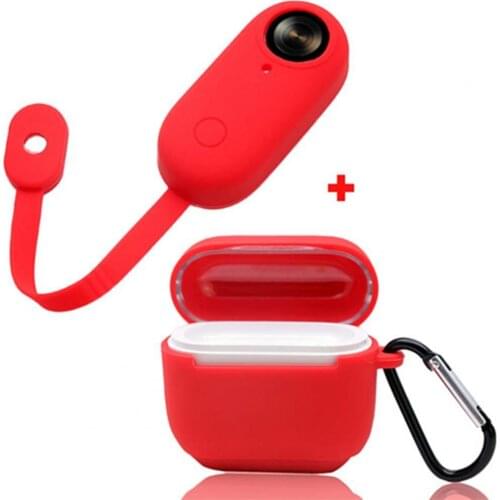 Silicone Charging Box Protective Case Camera Cover with Buckle for Insta360 GO Make of soft silicone Anti-Scratch Easy to Carry