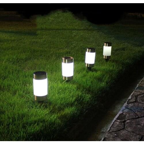 Solar Led Light Lamp For Garden Lawn Outdoor Mini Night Courtyard Landscape Waterproof Control Luces Para Exterior Impermeable