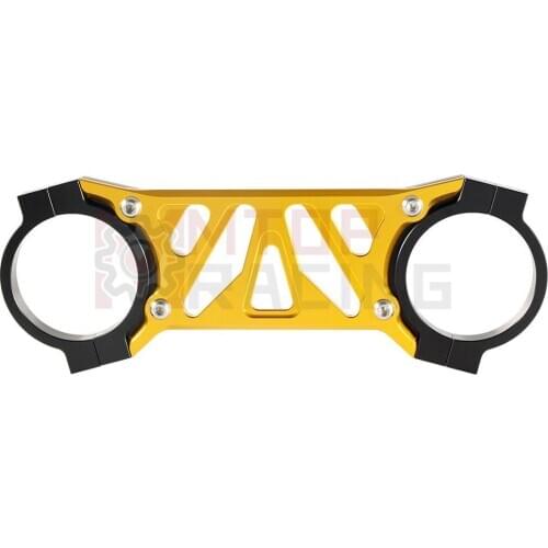 Front Fork Stabilizer Brace Silver Gold For Honda CB400 SUPER FOUR 1992-1998 CB400 FOUR 1997-1999 CB750 1992-2008 CB1000SF 92-97