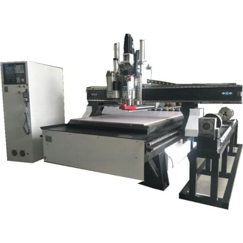 Heavy Duty Body 3D wood carving 1325 atc cnc router for plywood and birch/ 4 axis cnc router machine 1325 for wood and plastics