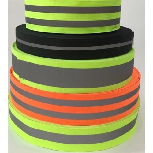 10M 5cm Green Reflective Fabric Sewing Tape Sewn On Reflective Tape For Clothing Bags Wristband Ankle Leg Straps High Visibility