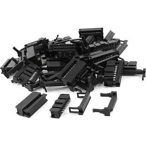 25 x Dual Row IDC Connector FC-16P 16Pin Female Header 2.54mm Pitch