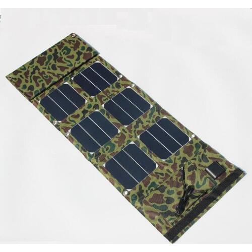 40W Foldable Solar Charger Portable Solar Cell Charger for Laptop/Cell Phone DC18V+Dual USB Output High Efficiency Free Shipping
