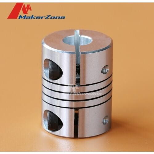 3D Printer Accessory 5X8mm Coupler CNC Aluminium Alloy Z Axis Stepper Motor Flexible Shaft Coupling For T8 Lead Screw