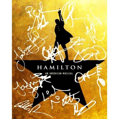 American Hamilton Musical Picture Art Film Print Silk Poster for Your Home Wall Decor 24x36inch