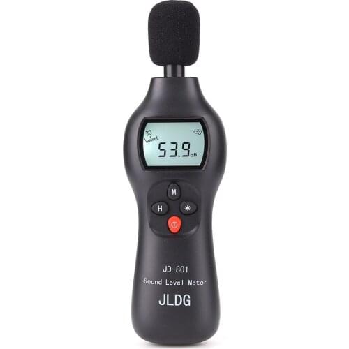 JD-801 Mini Noise Tester High Accuracy 30-130dB Digital Audio Sound Level Meter Diagnostic Sound Noise Measurement Tools