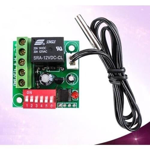 Heat Cool Temp Thermostat Digital Temperature Control Switch 20-90C DC 12V