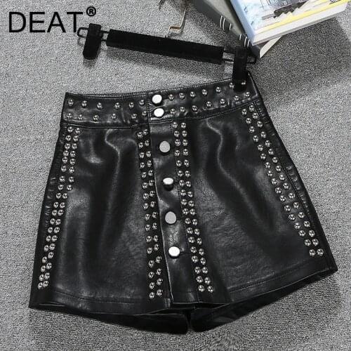 Женские кожаные шорты DEAT China At AliExpress