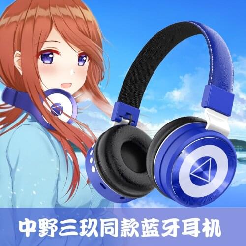 The Quintessential Quintuplets Nakano Miku Earphone Headset Earphone Wireless Bluetooth Earphone Magic Props Gift Drop Ship