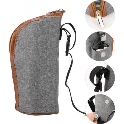 USB Travel Mug Milk Warmer Heater Feeding Bottle Portable Baby infant Bottle Warmer Baby Nursing Bottle Insulated Storage Bag