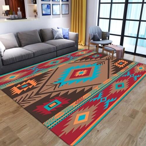 Geometric 3D Prined carpets non-slip play Area Rugs For home Bedroom bedside Carpet Coffee Table Bedside sofa Hallway floor mats