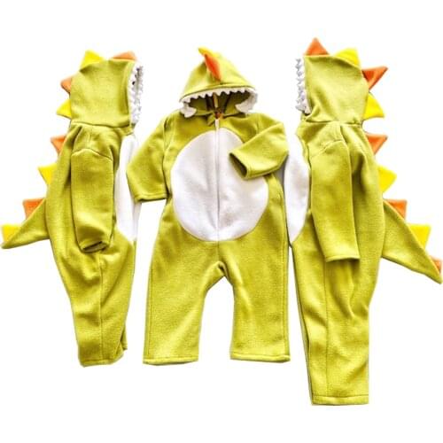 Dinosaur Jumpsuit Hoodie for Baby Toddler Onesie Kids Animal Costume