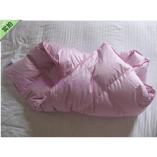 Babies Goose Down quilt /100 *100cm/ fill with 250g goose down / 80s fabric/ pink