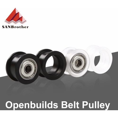 Openbuilds Plastic POM Passive wheel Perlin Idler Pulley with 625 Bearings For 3D printer parts