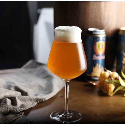 TEKU Professional Craft Beer Steins High-Alcohol IPA Exclusive Use Brew Goblet Crystal Wine Glass Wheat Beers Mug Pilsner Cup