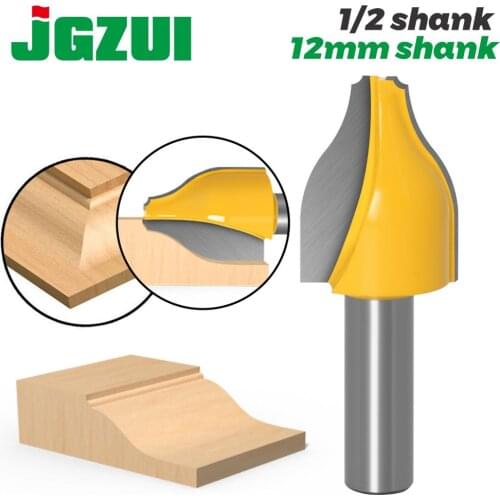 Panel Raiser Router Bit - Vertical -Ogee Bead - 1/2" Shank 12mm Shank door knife Woodworking cutter Tenon Cutter for Woodworking