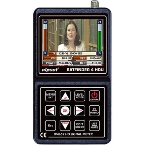 SATFINDER AS04-HDU 4 HD ULTRA 3.5 LCD DISPLAY SATELLITE LOCATOR