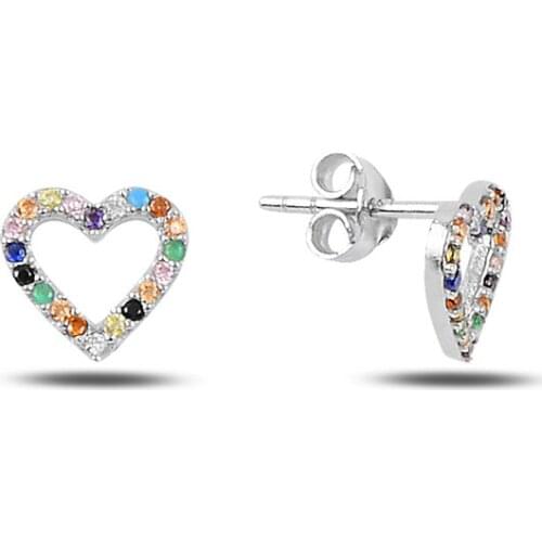 Sterling silver Heart Earrings