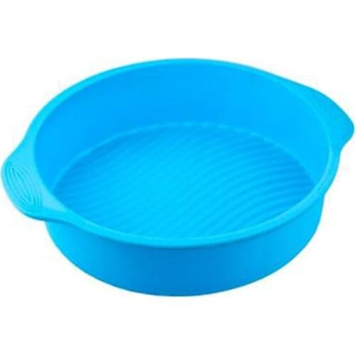 Silicone Round Food Grade Non Stick Cake Bakeware 3D Cake Mold Baking Tool Bread Loaf Tray Birthday Cake Dessert Pan Tools