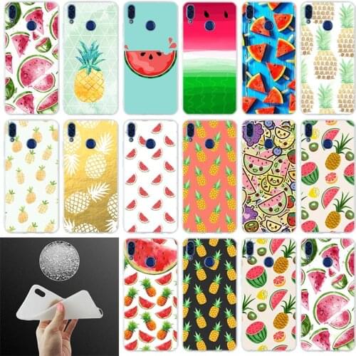 Soft Silicone Cover Phone Case Fruit Pineapple Watermelon For Huawei Honor 30 20 10 9 Lite 9a 8a 7a pro 8x 10i 30s