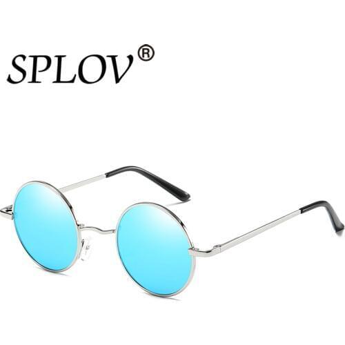 New Brand Designer Classic Polarized Round Sunglasses Men Small Vintage Retro Glasses Women Driving Metal Eyewear