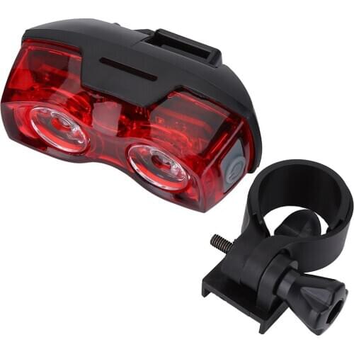 Bicycle LED Taillight Safety Warning Light 2 Laser Night Mountain Bike Rear Light Tail Light Lamp Bycicle Light