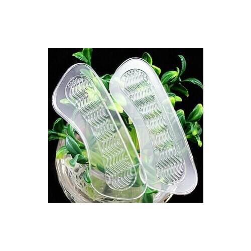 Wave Invisible silicone gel high heel pad as Anti-friction shoes sticky mat as hug heel free paste foot care shoes accessory