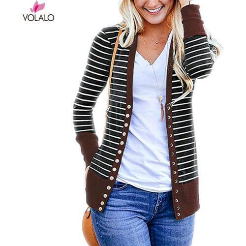 Striped Design College Wind Loose Causal Solid Corduroy Long Sleeve Female Jackets Bomber Jacket Women Spring Autumn