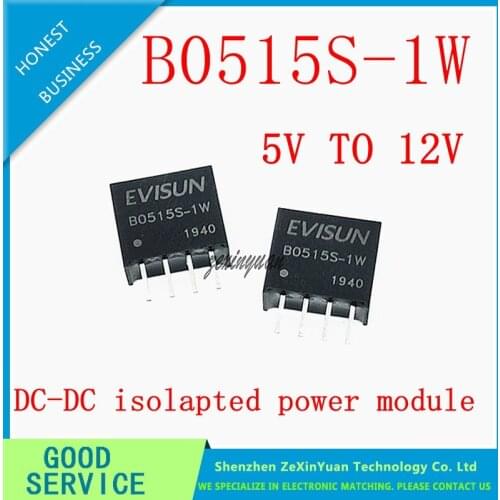 5PCS 10PCS 20PCS B0515S-1W B0515S SIP-4 NEW DC-dc booster power module 5V liter 15V