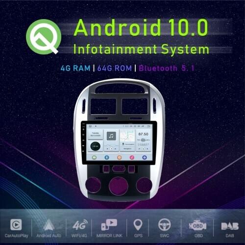 JSTMAX 9" Android 10.0 Car GPS Player For Kia Cerato 2007 2008 2009 2010 2011 2012 2013 Multimedia Radio Player