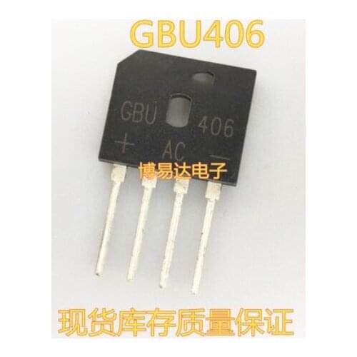 Free Shipping 100pcs MDD GBU406 4A/600V