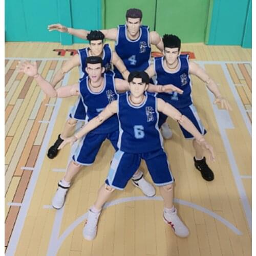 GREAT TOYS Dasin Ryonan NO.7 Sendoh Akira NO.14 Kicchou NO.4 Uozumi pvc action figure SLAM DUNK GT model toy brinquedos