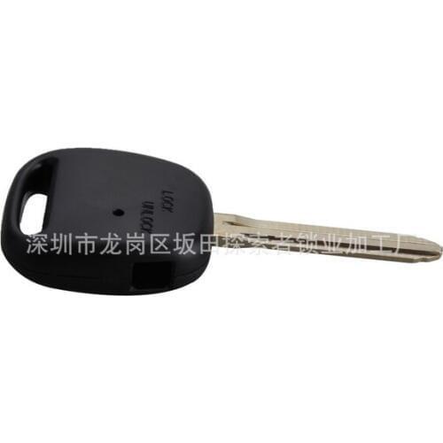 200pcs 1 Side Button Remote Key Shell For TOYOTA Carina Estima Harrier Previa Corolla Celica Key Case TOY43 Blade